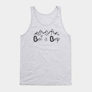 Get a Grip | Rock climbing | Climber lovers - Black design Tank Top